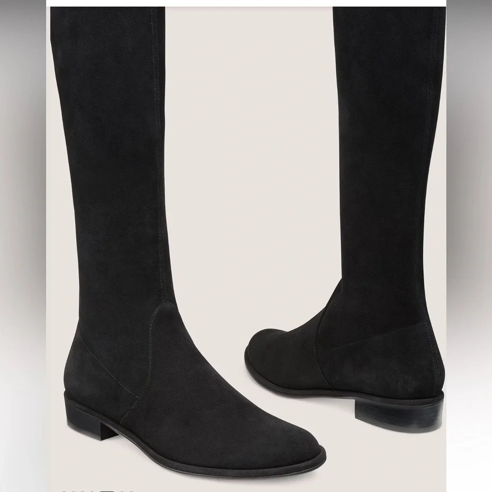 Stuart Weitzman Lowland Black Suede Over the Knee
Boot Size 6 - Picture 7 of 16